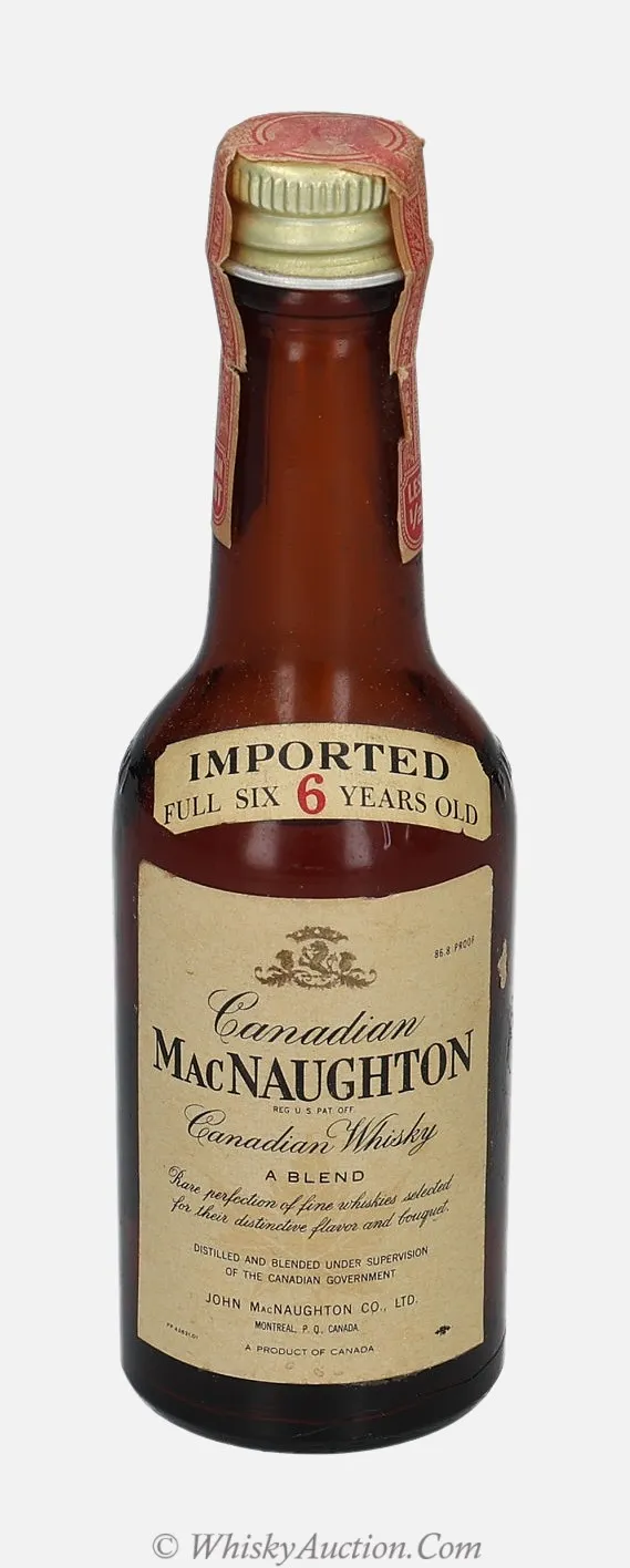 MacNaughton 6 ans Whisky canadien 1/10 pinte
