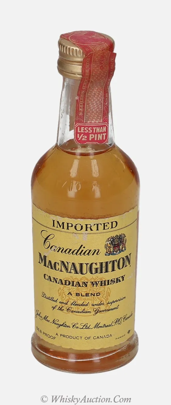 MacNaughton 4 jaar Canadese whisky 1/10 pint