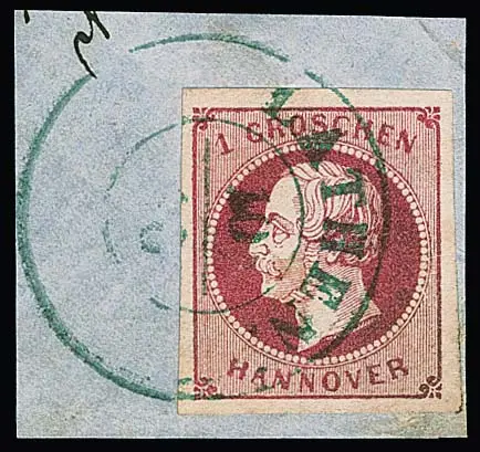 1 Gr. rose, rose carmin et rose lilas, quatre fragments de lettre de cabinet, deux du bord