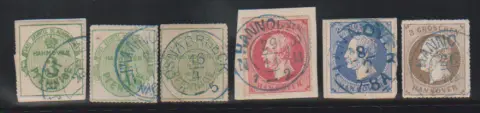 Dernière émission surcomplète en bon état, dont trois fois 3 Pfge. (les deux gommages, une fois couleur très profonde), Mi. 485,-