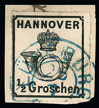 1/2 Gr. noir, pièce de lettre superbe normalement perforée, signé Engel. Mi. 350,-