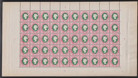 1 Pfg., nouveau tirage de Berlin, en feuille postfrisch