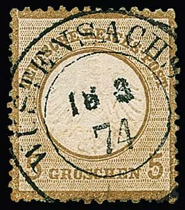 "Wüstensachsen", sehr schön zentrischer nachverw. Preußen-K2 des ehemals bayerischen Postortes klar auf 5 Gr. kl. Brustschild (Bugspur und verkürzte…