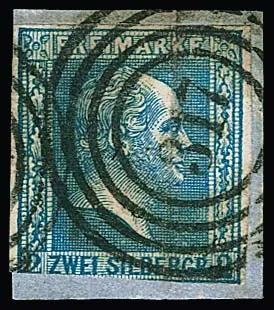 "317" (Deutz Bahnpost, Typen) auf neun Werten in untersch. Erhaltung, dabei sehr seltenes Briefstück 2 Sgr. Gittergrund (! Mgl., sign. Kastaun)