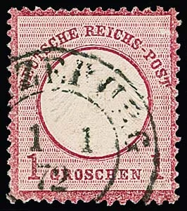 1 Gr. rose, pièce de choix avec K2 clair du premier jour de Ratzeburg, 1.1.72, photo exp. Krug