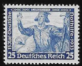 25 Pfg. Wagner tadellos postfrisch, Mi. 350,-