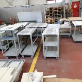 Partij opbergwagens