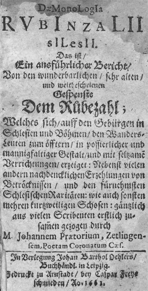 Praetorius, Johann – Daemonologia Rubinzalii Silesii