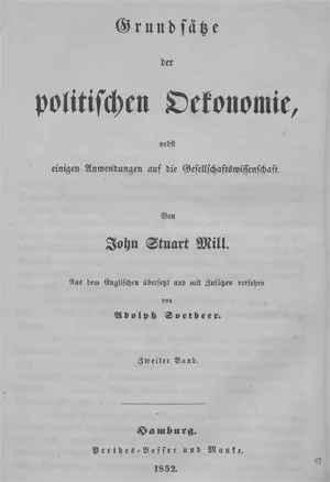 Mill, John Stuart – Grundsätze der politischen Ökonomie
