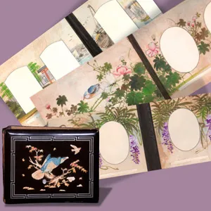Chinese lacquer binding – Empty photo album