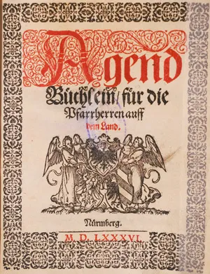 Agend Büchlein – pro venkovské faráře (+ 2 přivázané svazky)