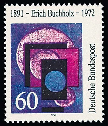 60 Pfg. Buchholz, Abart "Farbe gelb fehlend" postfrisch, Attest Schlegel. Mi. 250,-