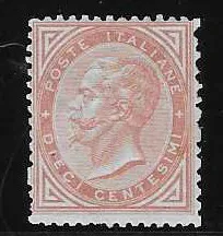 10 C. brownish orange, unused top value without gum, Mi. for hinge 2500,-