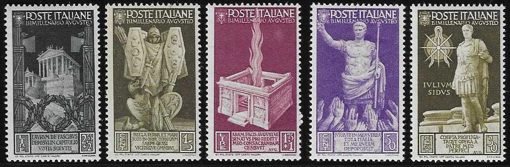 Kaiser Augustus postfrisch, Mi. 320,-