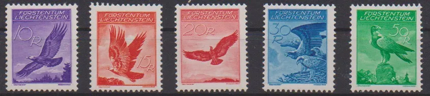 Flugpost postfrisch, Mi. 260,-