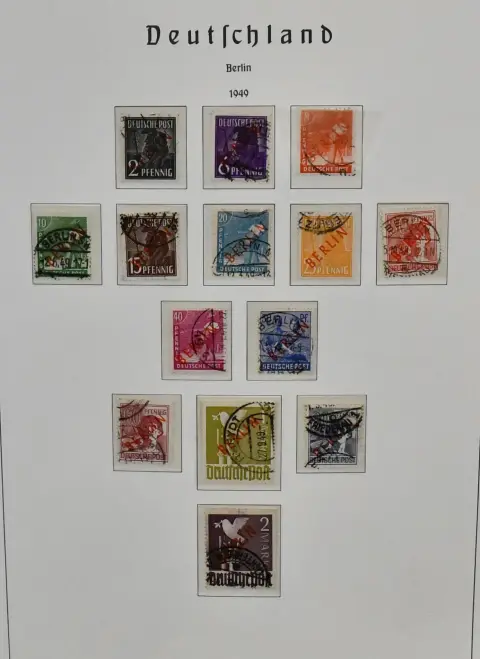 Berlin, 1948-1990, collection in Leuchtturm pre-printed album, initially used, later mint never hinged, including many good issues such as red overprint, UPU, Goethe, currency victims, Memorial Church, etc., complete from 1950, high catalogue value