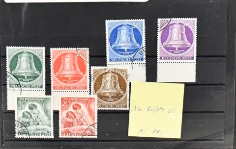 Berlijn, 1949/50, lot betere vroege waarden, waaronder nr. 35-41 en 64-67 elk postfris (Mi. 1030,-), nr. 71 op FDC (140,-) enz.