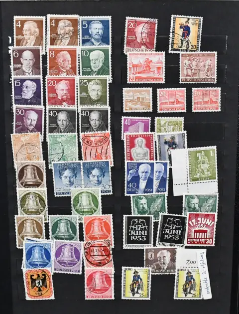 Berlin, 1949/1990, mint and used collection with among others no. 91/105, 110/13, 121/23, 131X, each clean mint (Mi. of the mentioned already 570,-), many complete sets…