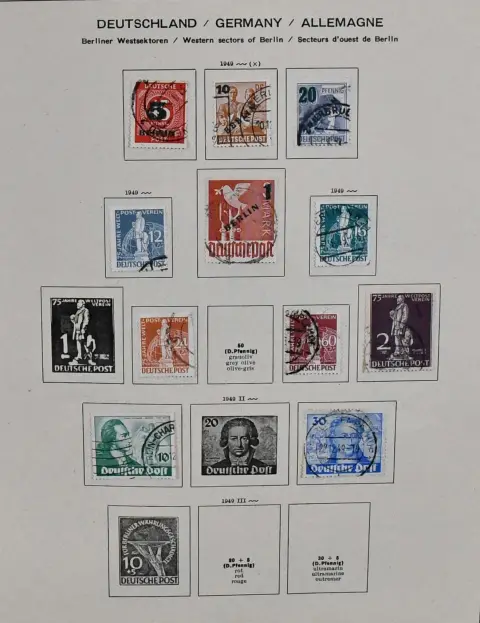 Berlin, 1948-1990, gest. Slg. im Vordruckalbum, dabei einige frühe Werte wie Nr. 41, 63, 71, 72, 80-81, 106-109 usw., im weiteren Verlauf über weite Strecken…