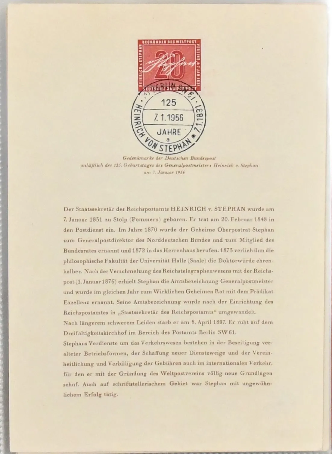 Berlin, Partie Alt-ETBs, von Nr. 1 (Bund Nr. 227) bis Nr. 43 kpl., inkl. gutem ETB mit Nr. 153. Mi. 1300,-
