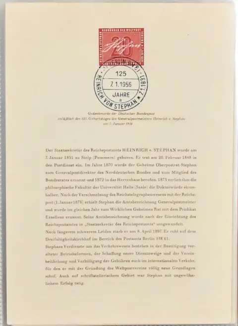 Berlin, Partie Alt-ETBs, von Nr. 1 (Bund Nr. 227) bis Nr. 43 kpl., inkl. gutem ETB mit Nr. 153. Mi. 1300,-