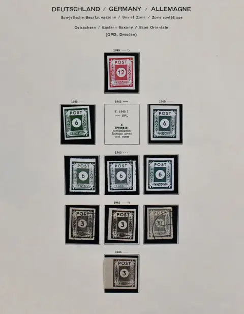 SBZ, 1945/49, kolekcja czysta z wieloma pełnymi seriami, m.in. nr 1/7B (Mi. 180,-), 8/19 w tym nr 19x/y, 20/28 w tym 23/25a/b (Mi. 187,-), 29/40x/y (180,-),…