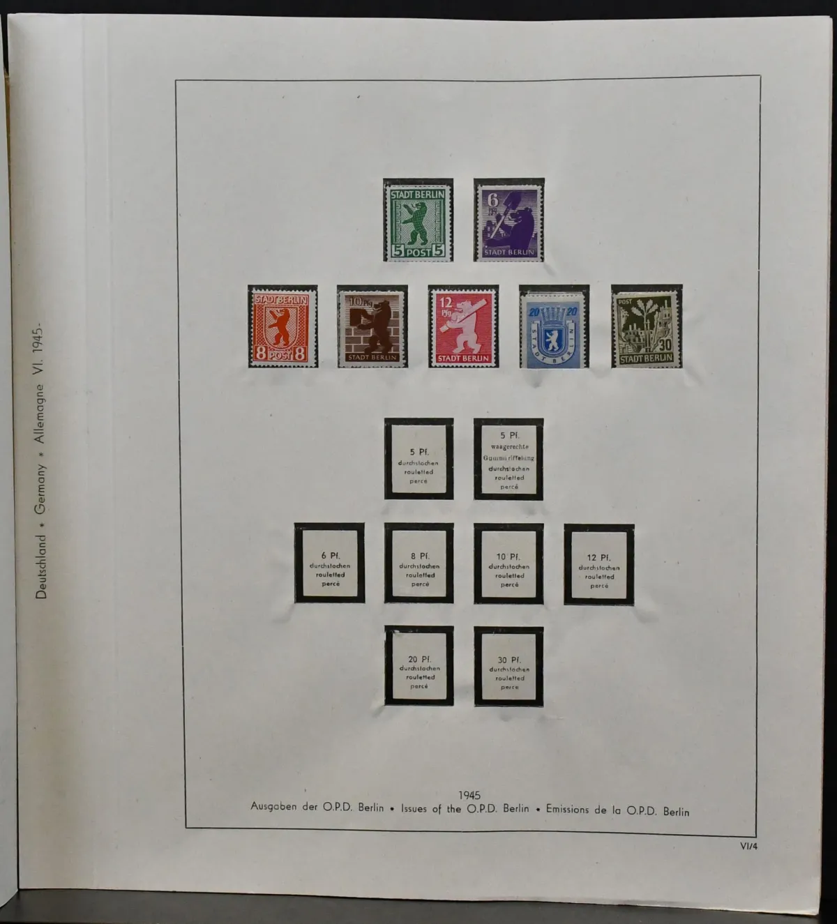SBZ, 1945/49, postfrisse verzameling met o.a. nr. 8/28 (Mi. 203,-), 29/33x en 35/36x (Mi. 120,-), Bl. 3A/B, nr. 120/23X enz., op oude Lindner voorbedrukte bladen