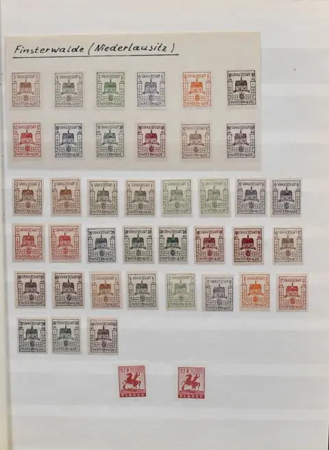 SBZ, 1945/49, E-book with about 1800 values, MNH/mint and used, with many complete sets from no. 1/7