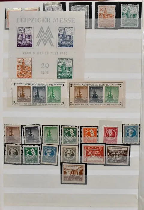 SBZ/GDR, extensive, mint never hinged/used, partly additionally cancelled collection with good values and blocks, from no. 1/7B, with MVP no. 8/19, 20/22, 29/40x/y,…