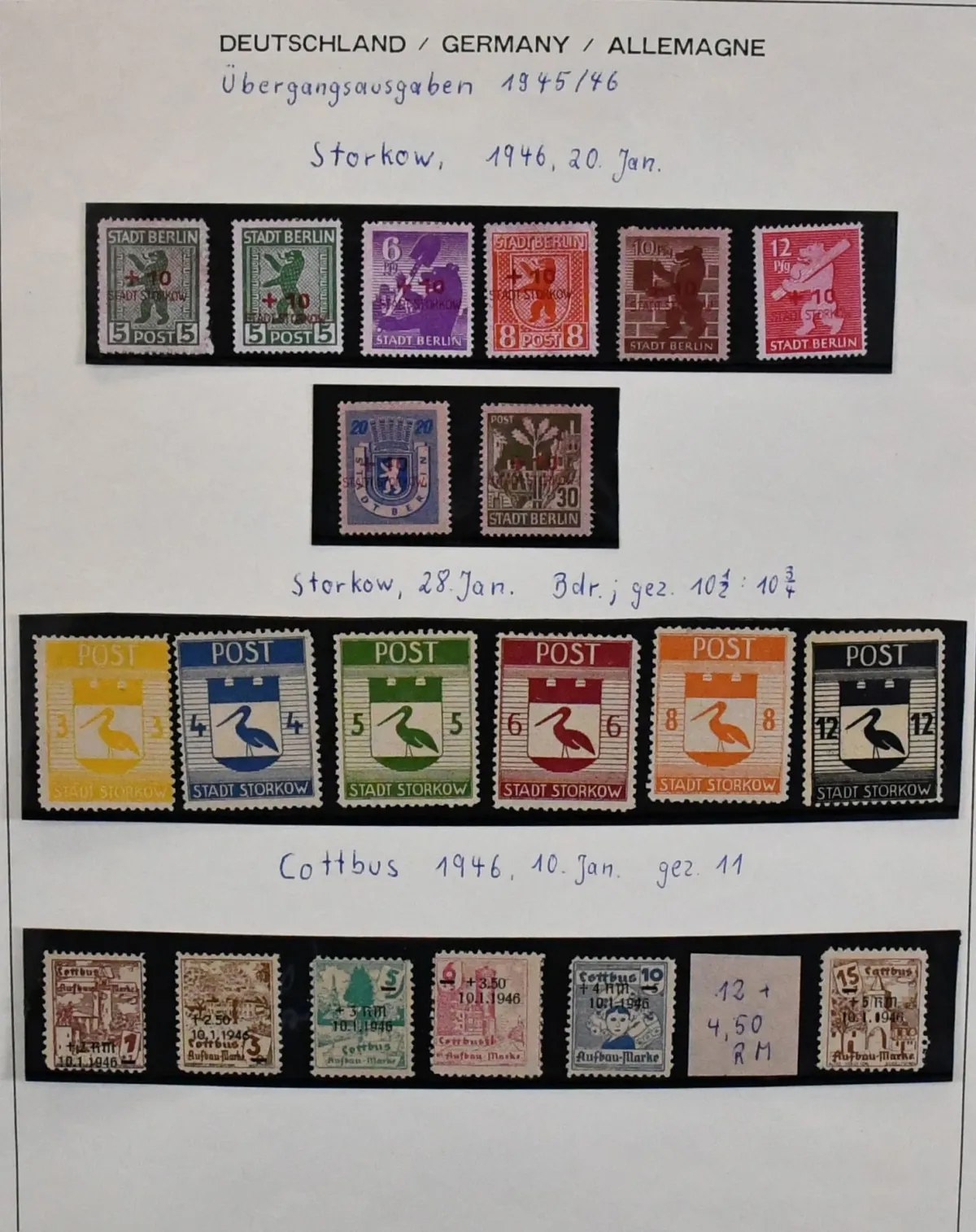 SBZ/GDR, collection from no. 1/7, with among others no. 20/22, much GDR (alone about 3500,- Mi.) from no. 242, with no. 261/70 cancelled etc.,…