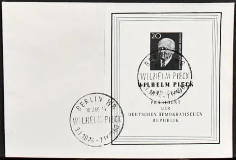 SBZ/GDR, mint* and used block lot, only better blocks incl. Bl. 3A/B, 6, 9B, 13 mint* and used, as well as 16 on FDC. Mi. 820,-