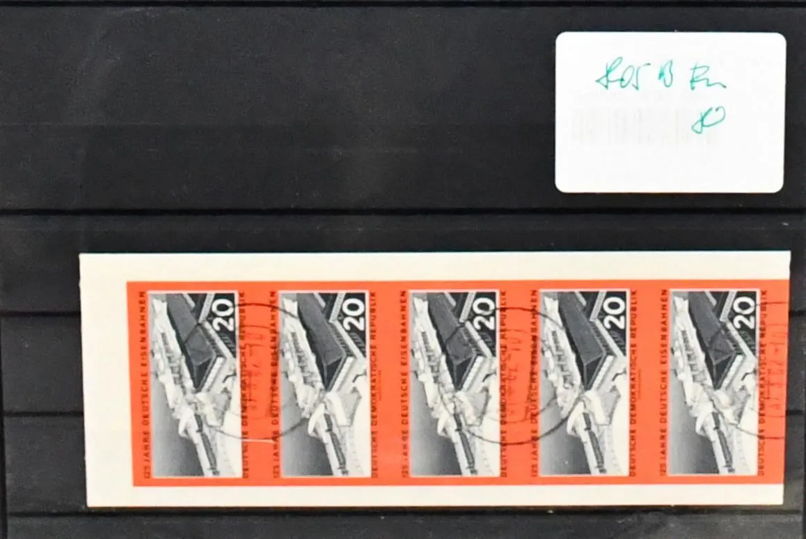 GDR, 22 old auction single lots from various other companies, including no. 250 etc. in mint VB, 355-57 in mint VB with four times 357II, mint VB no. 489 and 495,…