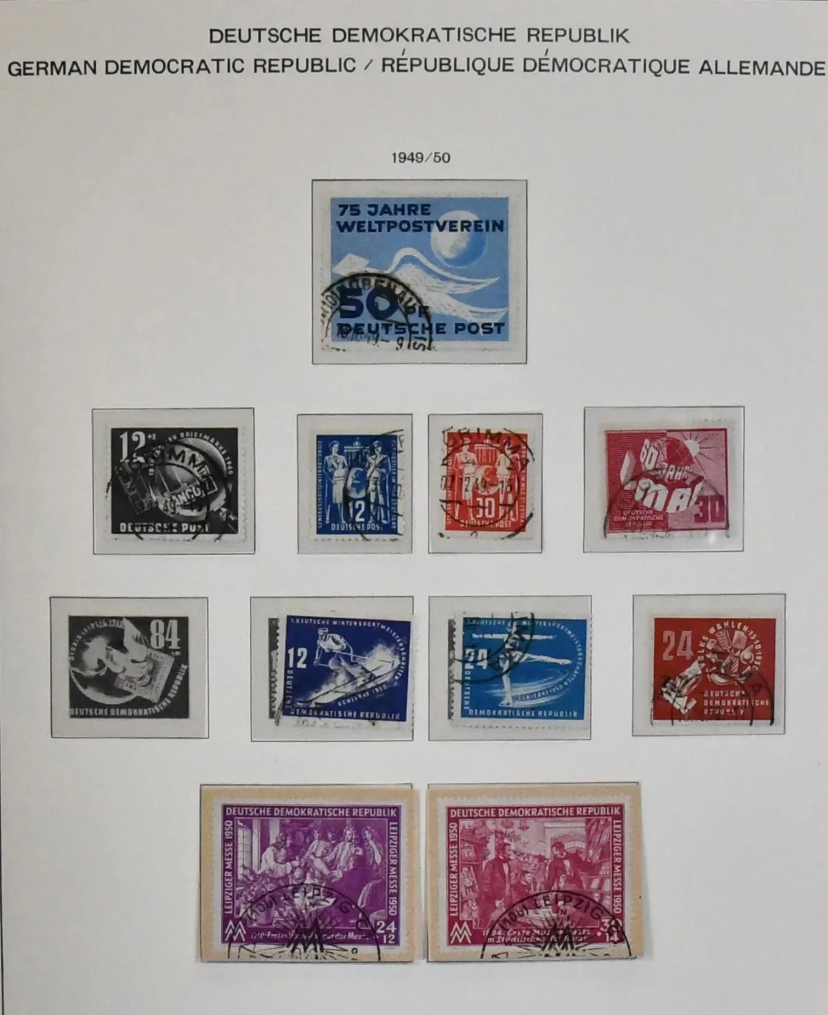 DDR, 1949/1990, gest. coll. vanaf nr. 242, met o.a. Akademie, Debria-blok, Bl. 10/12, Bl. 15 enz., van 1960-1990 compl., in twee Schaubek voordrukalbums. Mi., alles als vriendelijkheidsstempels gerekend, al 3300,-