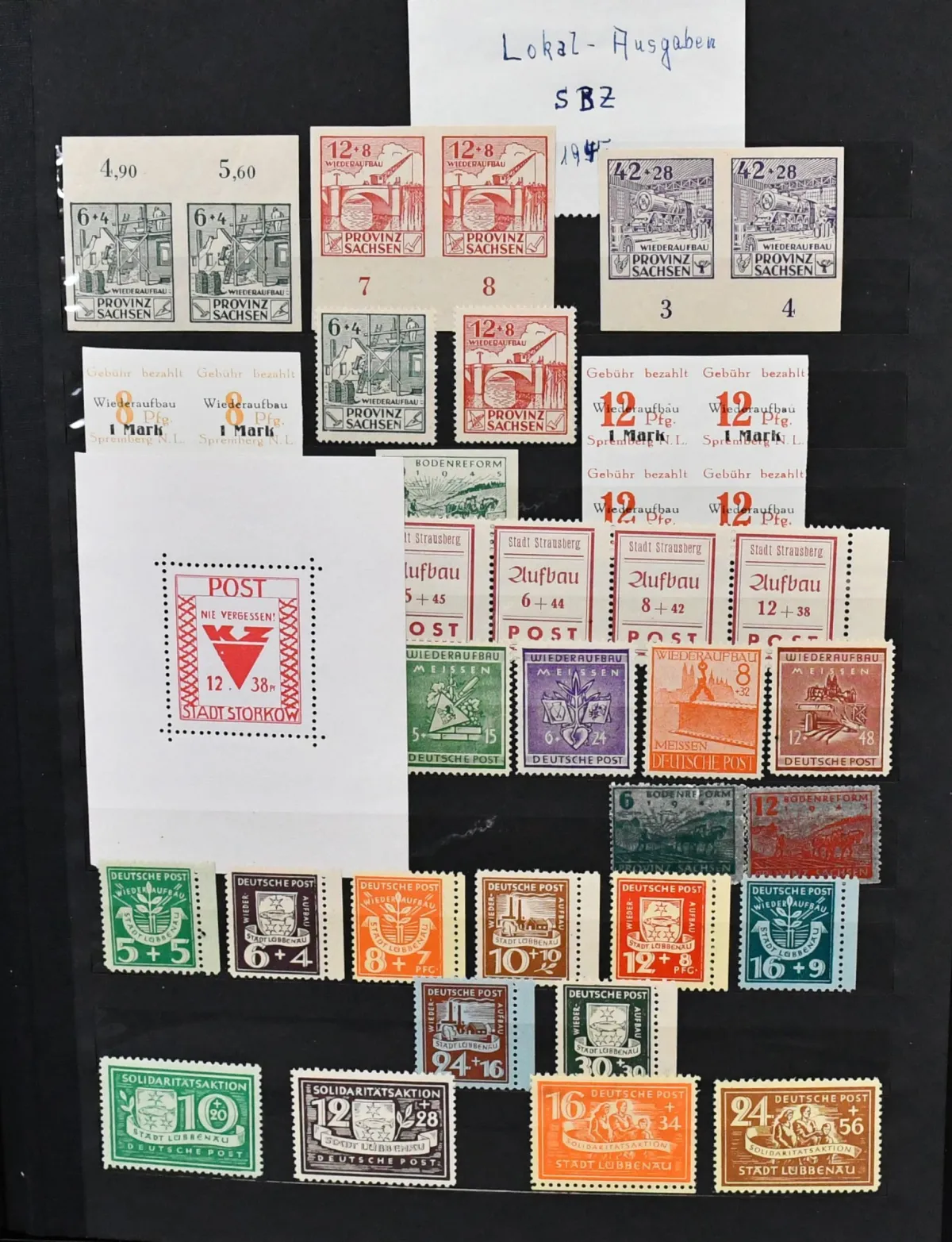 DDR, 1963/1990, postfr. Slg. im dicken Klemmbinder. Dabei u.a. alle Zus.-Drucke ex Nr. 893/94, mehrere Zus.-Dr. ex Nr. 901/904, Bogenecken-Viererblock Nr.…