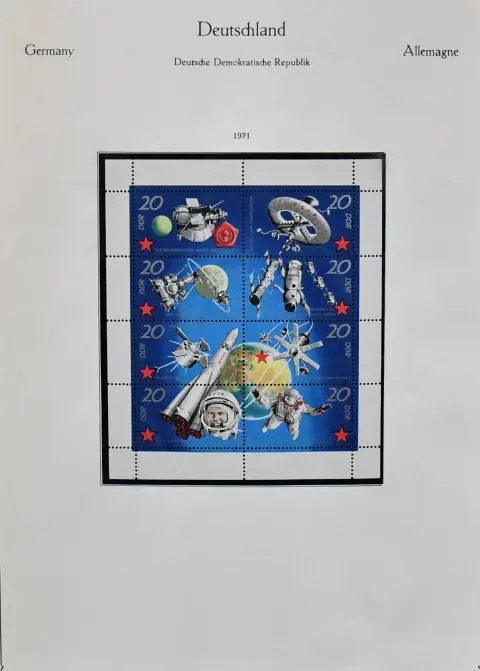 NRD, 1971/1990, kompletna kolekcja nieużywana w grubym albumie KABE. Mi. 1100,-