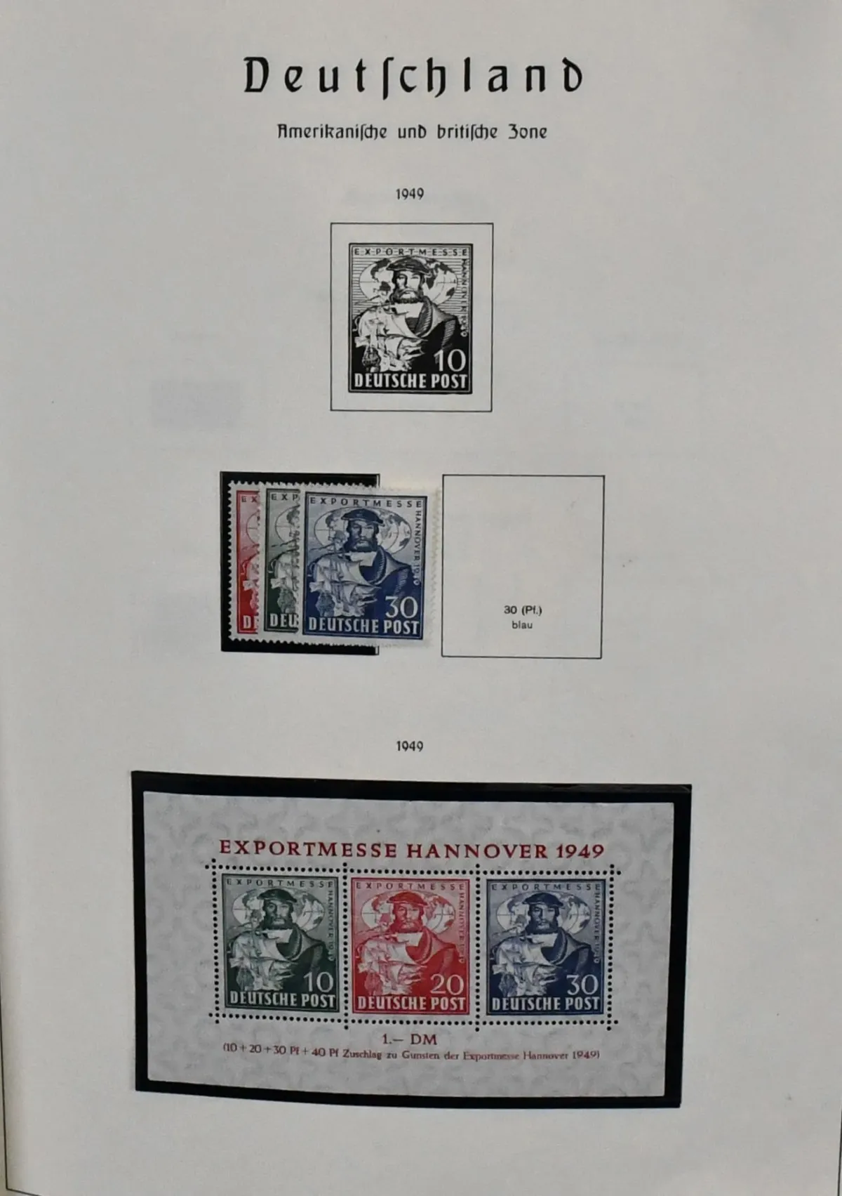 ФРГ, 1949-1984, негашёная коллекция в альбоме-формуляре Leuchtturm, кроме 6 пф. Posthorn по виду полная со всеми ключевыми, напр. № 111, 112 с PF…