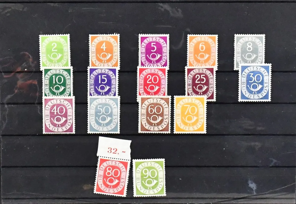 Germany, compilation of better first issues in somewhat different condition incl. mint Posthorn set, partly signed Schlegel (Mi. 2200,-), two mint blocks of four…