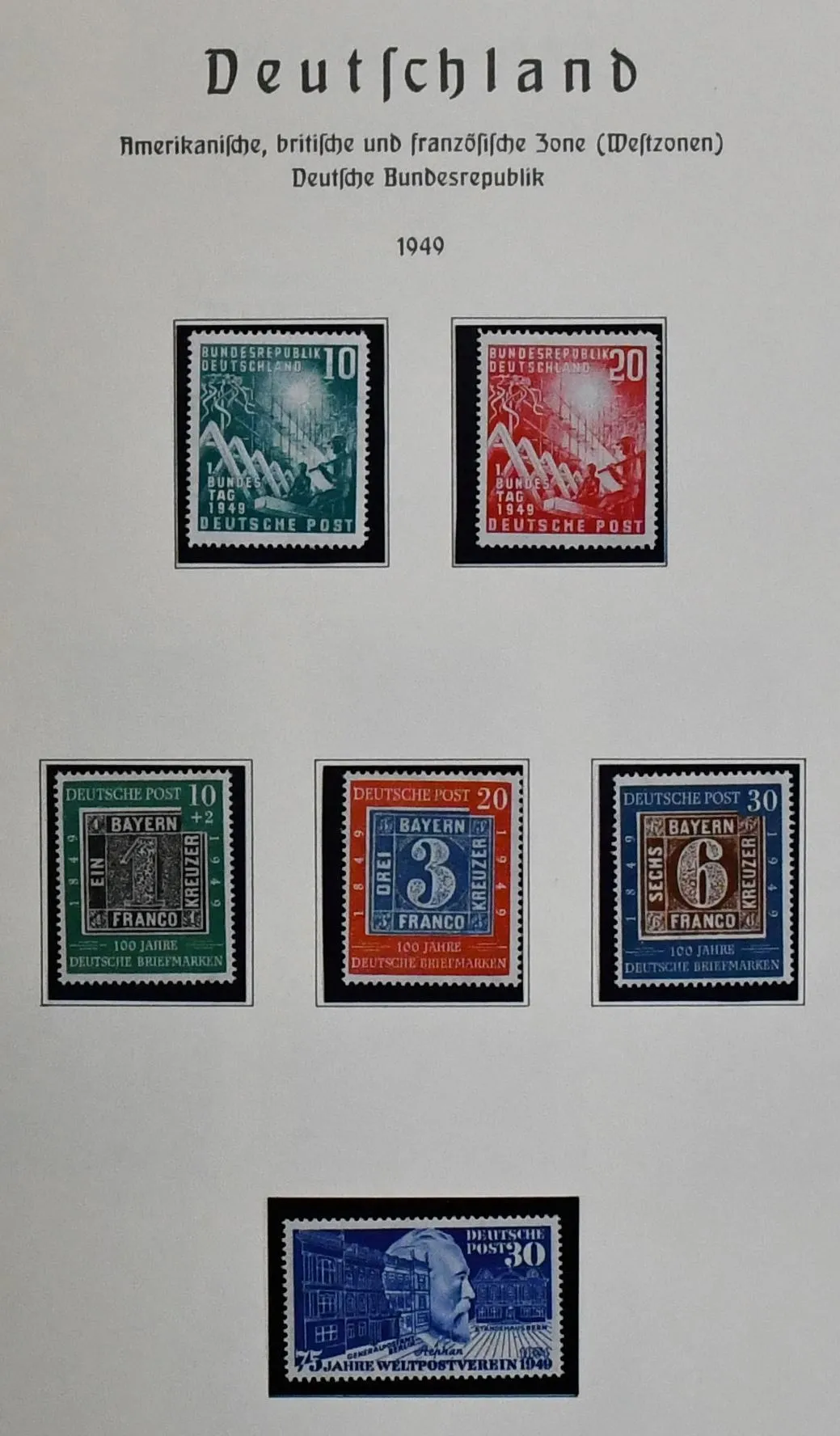 Bund, 1949-1974, mint/used, often double-collected lot with many beginnings, including no. 111/12, 113/15, 116VIII, 117/20, 121/22, 139/40, Heuss I, also…