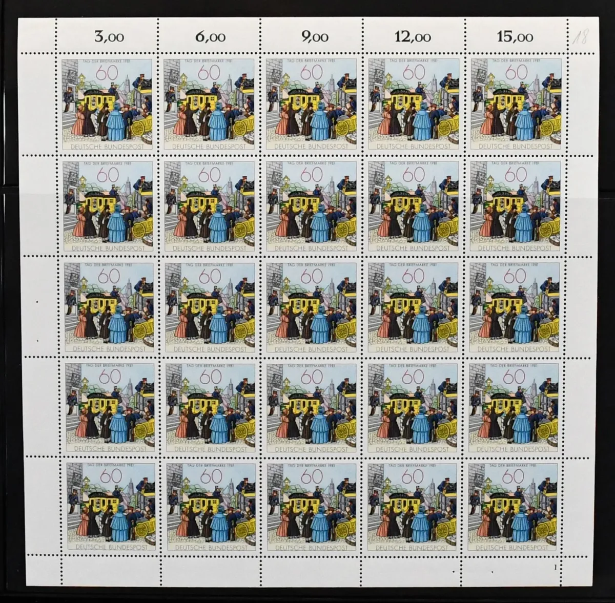 Germany, mint never hinged collection of sheets of ten from the 1990s, including many better ones such as Nr. 1757/61, 1860/64, 1920/24, 1968/71, 1990/94 etc. Mi. 3000,-