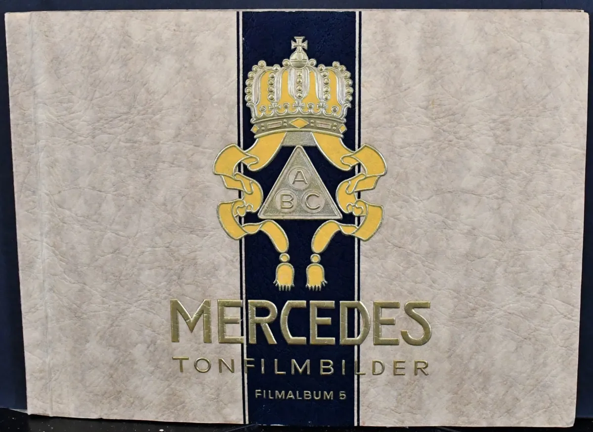 "Mercedes Tonfilmbilder" (Filmalbum 5 - The Stars of Metro Goldwyn Mayer), ed. Batschari Cigarettenfabrik Baden-Baden, circa mid-1930s, complete and...