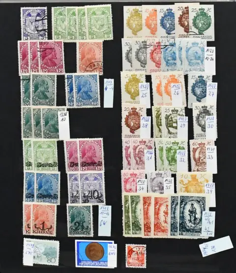 Europa, Kleinstaaten, Slg. mit Liechtenstein Nr. 4/16, Luxemburg postfr. Paar Nr. 488/89 (Mi. 100,-), Monaco Nr. 3/4 ungebr. (Mi. 160,-), Nr. 6 gest. etc.