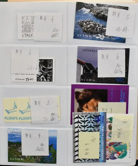 Faeröer, 1975-2000, postfrisse verzameling in SAFE-Dual voorbedrukt album, vaak per twee, bovendien met MH. Mi. 1600,-