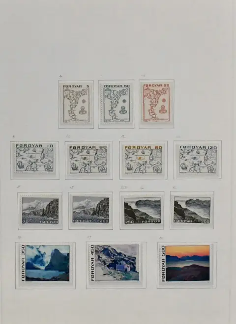 Фарерские острова, 1975-1985, полная коллекция без наклеек
