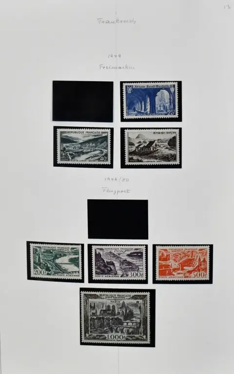 France, 1945-1982, almost complete mint never hinged collection in self-made thick binder, initially until 1949 still with small gaps, from 1950 (without airmail 1954) probably complete, including Famous French, Sport 1953, Red Cross, precancels, colour trial no. 1157U, also service, postage due and Council of Europe. Mi. 2400,-
