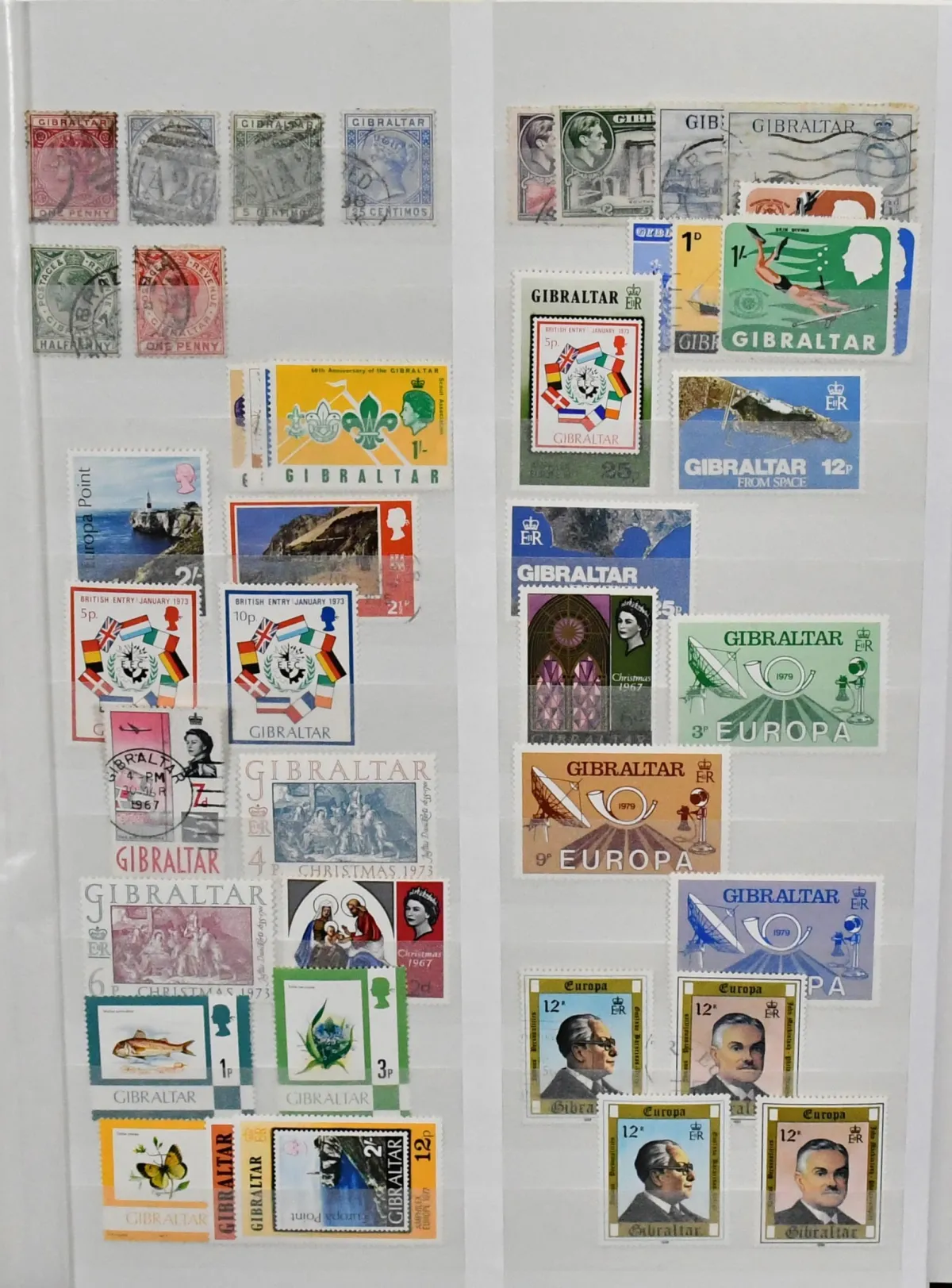 Gibraltar, 1968-2015, meest postfrisse verzameling in album, veel blokken, nr. 1405-12 en 1669-74 elk in postfrisse kleinbogen, enz., plus wat ouder en gestempeld materiaal