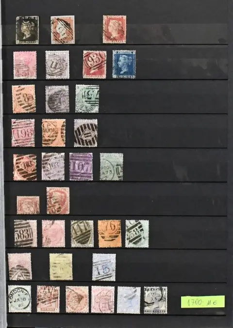 Wielka Brytania, 1840/1941, kolekcja kasowana od klasyków, zaczynając od nr 1, ponadto z nr 45, 48, 70/79, 81/83, 86/97, 102/16 itd. Mi. 4500,-