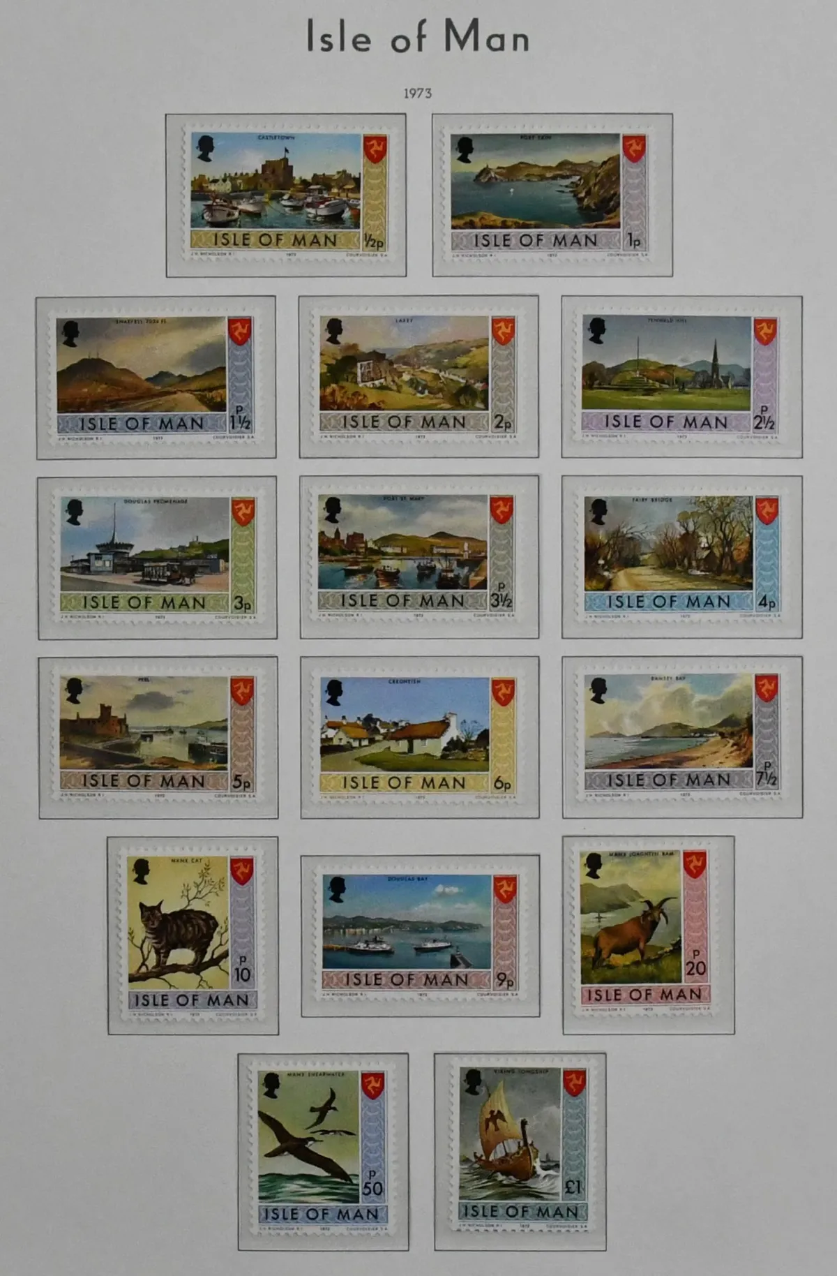 Isle of Man, 1958/1989, complete mint never hinged collection in Leuchtturm pre-printed album. Plus some booklets and postage complete, incl. no. 1/8I in rare complete sheet…