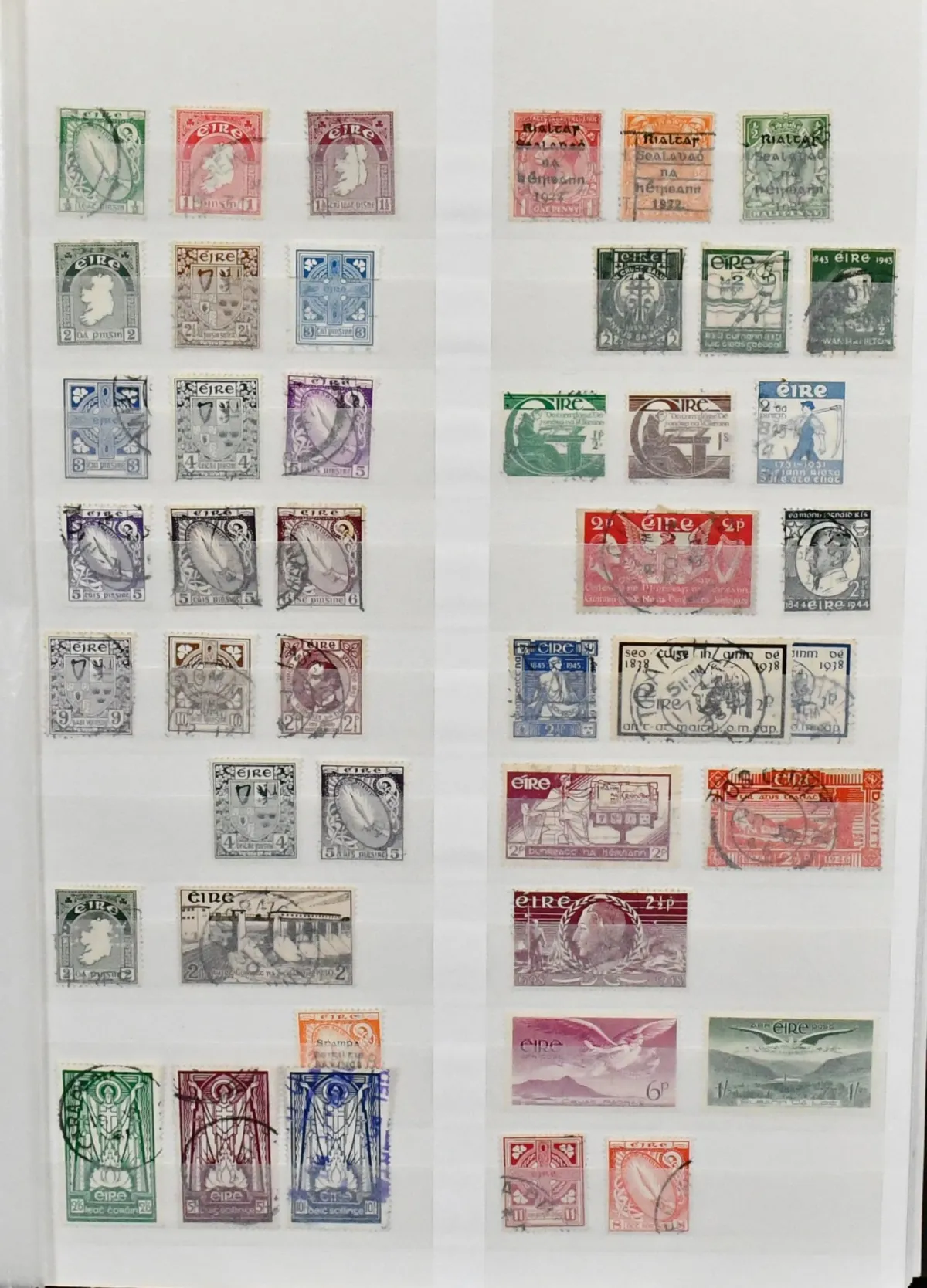 Ireland, 1922-1999, collection in both conditions on album pages, including no. 67-68 used, 86-88 used, 146-47 mint, 229 mint, etc.