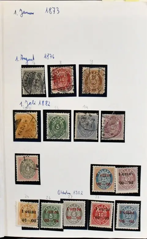 IJsland, 1876/2000, verzameling vanaf nr. 7, met o.a. nr. 13/15, 63/73, 125/30, Bl. 1 postfris enz. Mi. 1300,-