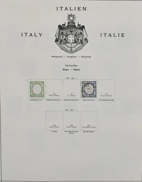 Italië, 1861-1928, hoogwaardige en zeer goed gevulde, ongebruikte en gebruikte verzameling in overwegend goede staat op oude Schaubek voorgedrukte bladen, grotendeels compleet, waaronder o.a. nr. 9-10 gest., 11-12 en 13 elk ongebruikt, 14 gest., 16-22, 29-36, 49, 57, 59, 61-66 elk gest., nr. 54 ongebruikt hoekvel, 97-98, 100-103, B92II elk gest., 188-93, 194-200, 201-204, 270-71, 275-78 elk ongebruikt, enz. Plus wat Italiaanse post in het buitenland en drie betere stukken.